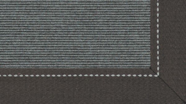 Tretford Teppiche mit Bordüre aus Leinen 2 Meter Breit