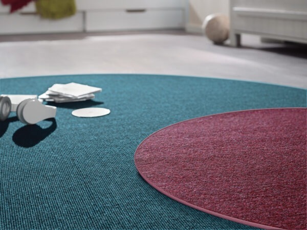 Tretford Runder Teppich gekettelt - Teppich Natur